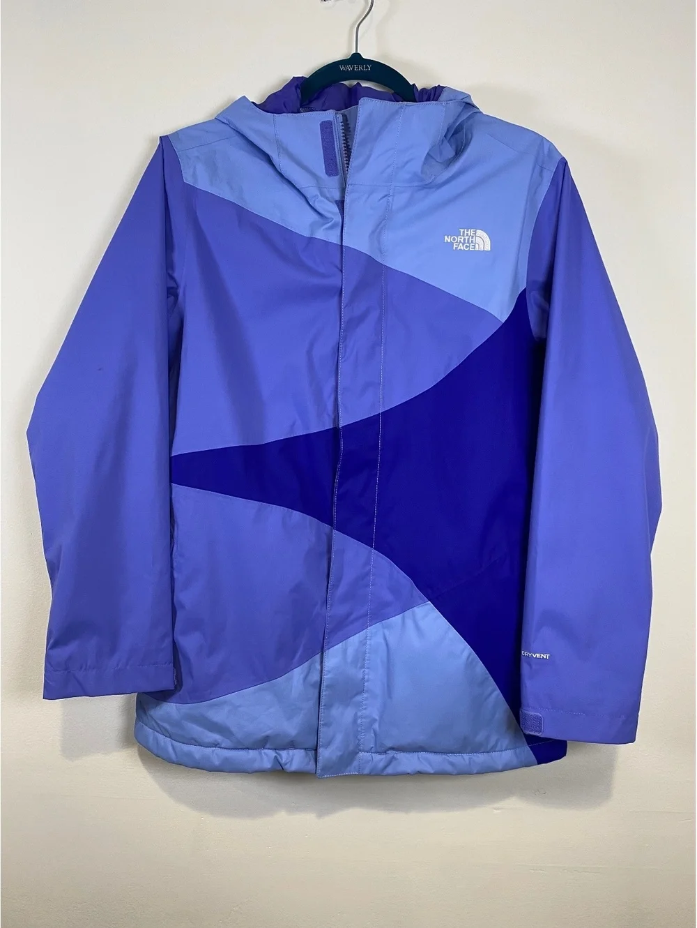 The North Face Girls' XL Purple Waterproof Jacket